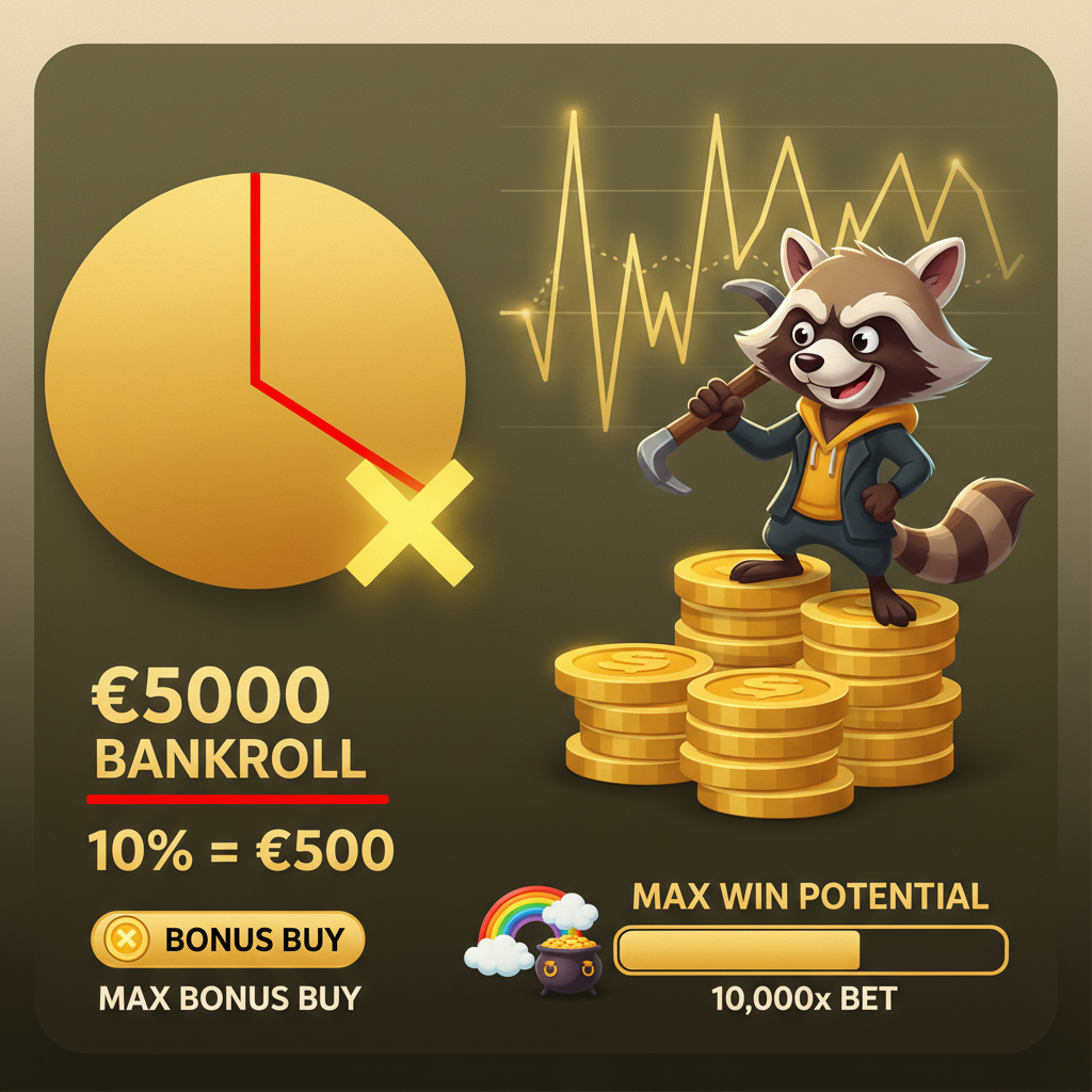 Bankroll management strategi för Le Bandit med hög volatilitet