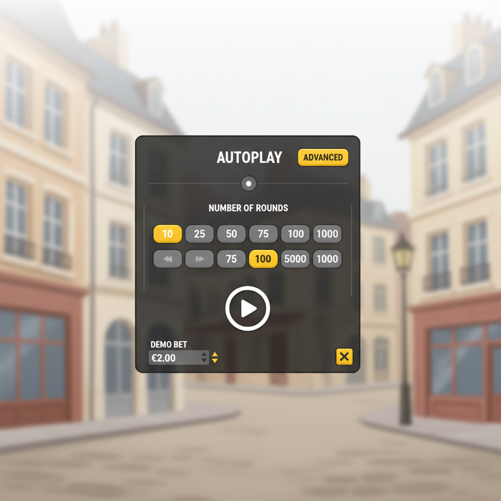 Bonus Buy-menyn i Le Bandit – fyra köpalternativ inklusive FeatureSpins, Rainbow FeatureSpins och direktköp till bonuslägen